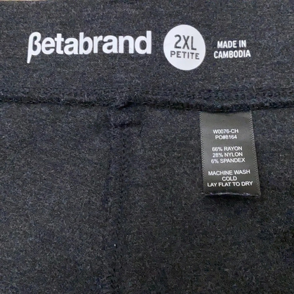 Betabrand Dress Pant Yoga Pant Straight-Leg class - Picture 11 of 16